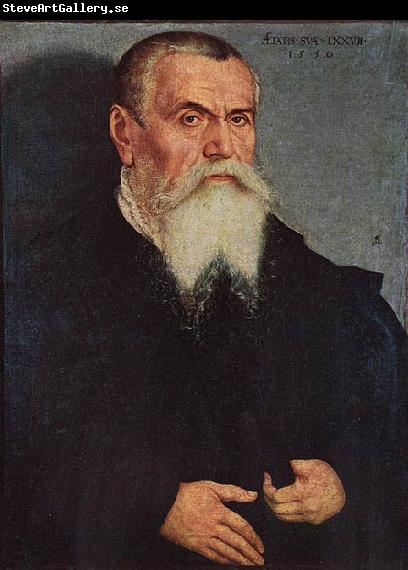 Lucas Cranach Selbstportrat im 77. Lebensjahr